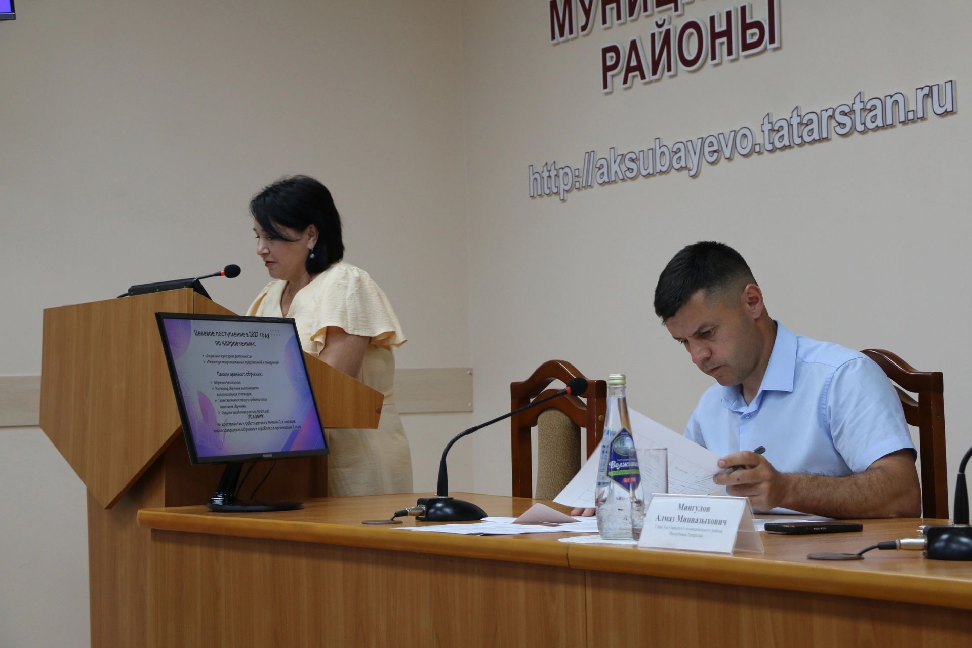 С родителями десятиклассников Аксубаевского района говорили о выборе профессии