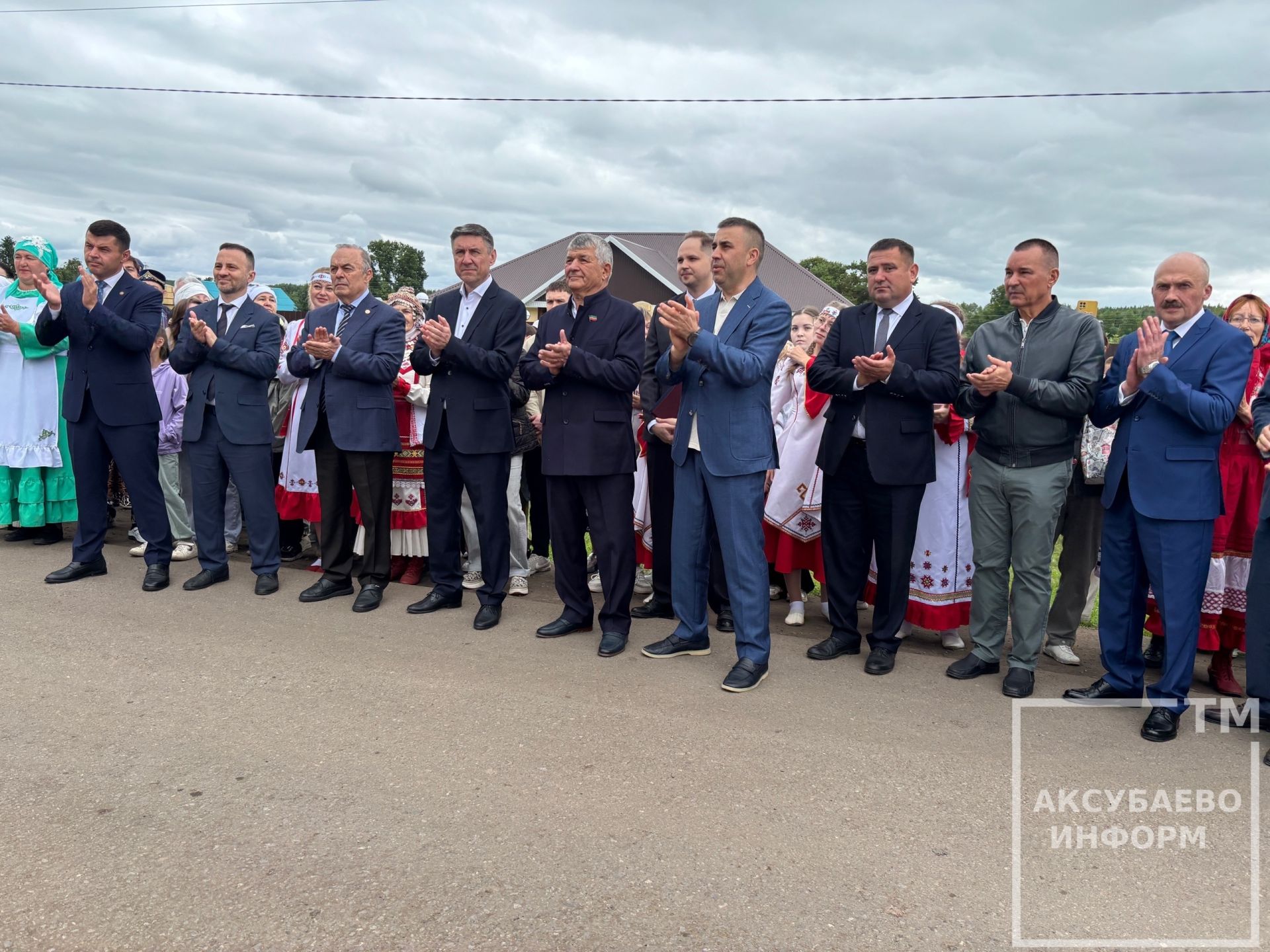 Аксубай районының Яңа Дума авылында яңартылган мәдәният йорты ишекләрен ачты
