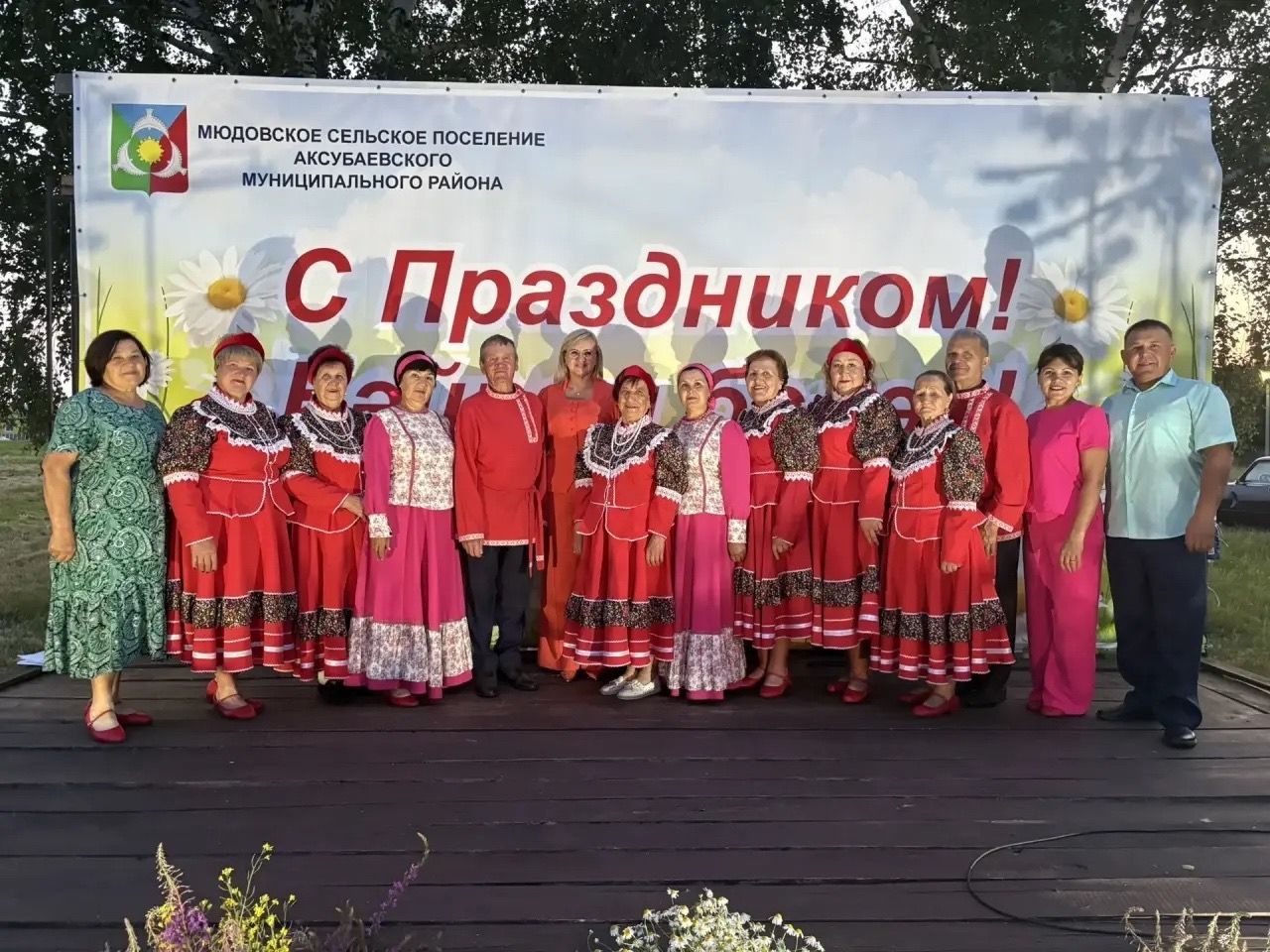 Иске Мокшино авылында юбилярларны хөрмәтләделәр