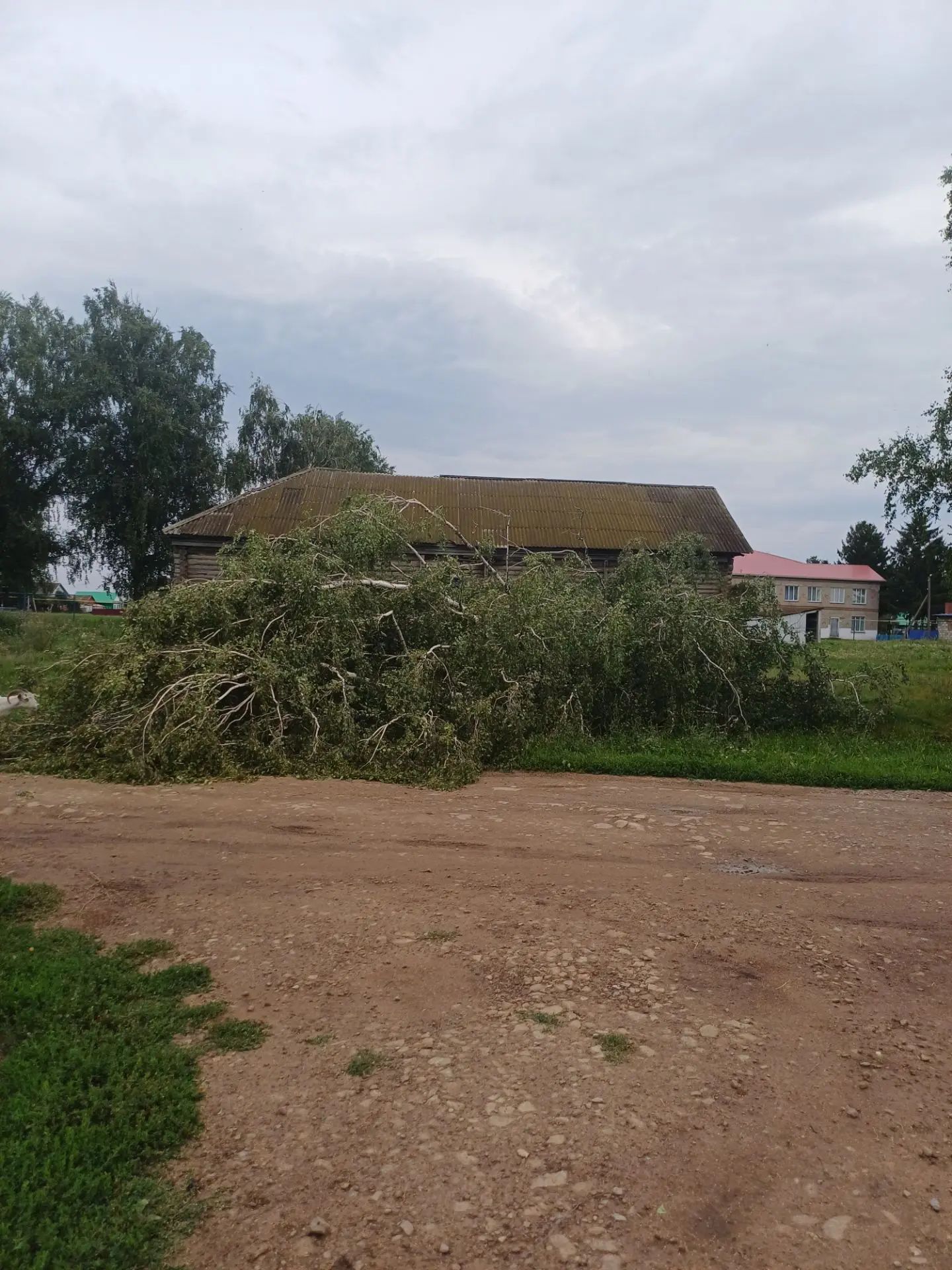 Давыллы җил Аксубай районында ике йортның һәм биш хуҗалык корылмасының түбәсен алып ташлаган