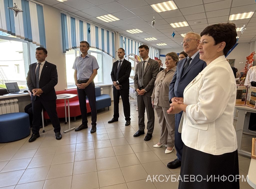 В Аксубаевском районе после капремонта распахнулись двери Кривоозерской школы