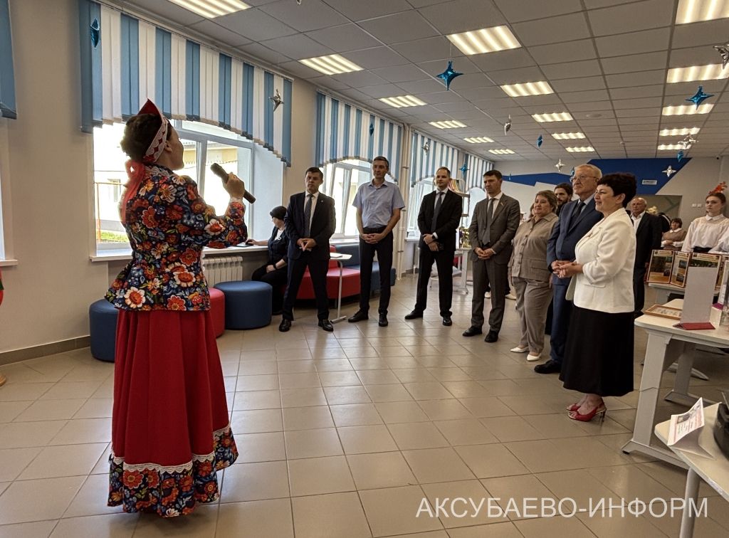 В Аксубаевском районе после капремонта распахнулись двери Кривоозерской школы