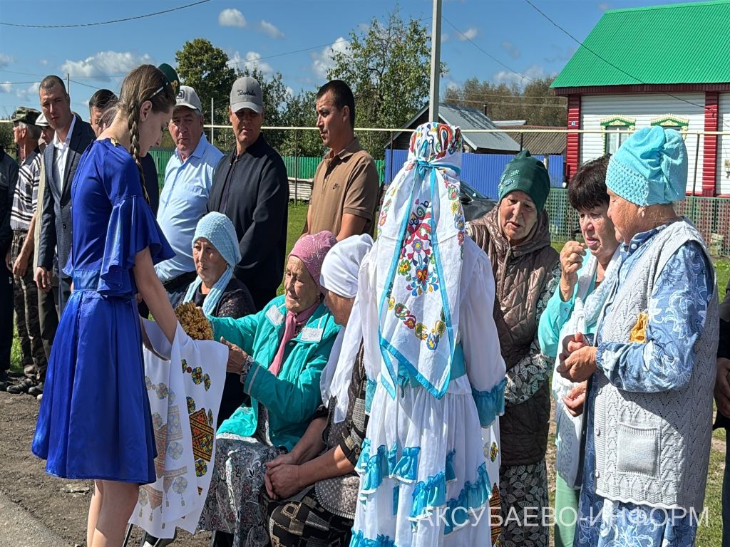 Аксубай районының Карасу авылында яңа юл ачылды