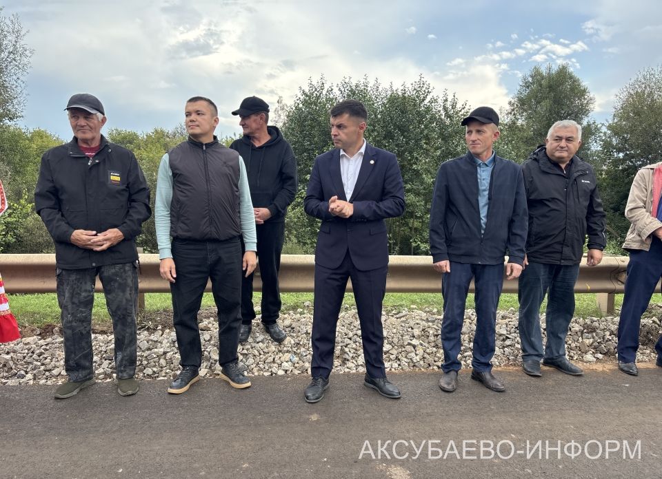 Аксубай районының Киса авылында күптән көтелгән юл ачылды