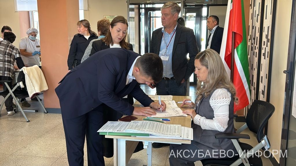 Глава Аксубаевского района проголосовал на выборах депутатов Госдумы