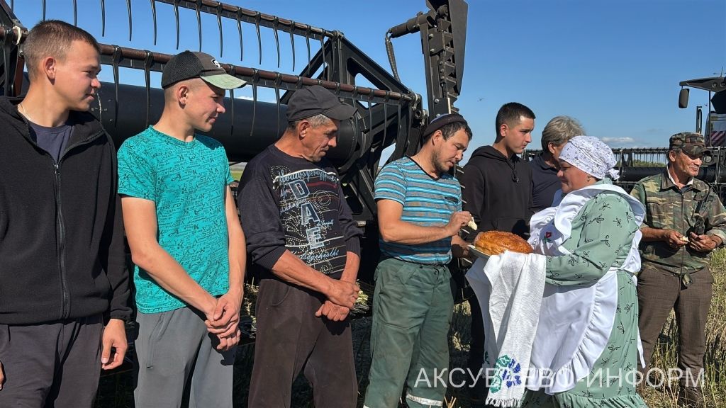 В Аксубаевском районе наградили комбайнеров во время уборки рапса