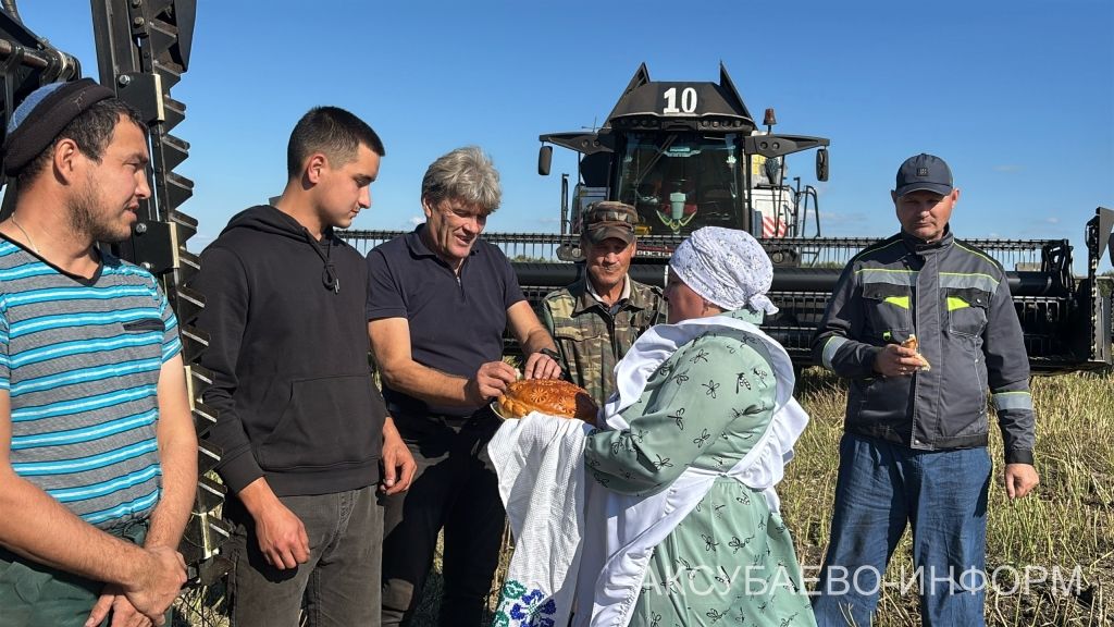 В Аксубаевском районе наградили комбайнеров во время уборки рапса