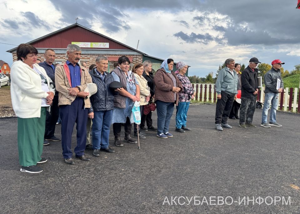 Аксубай районында якташның истәлеген авыл Дан мемориалында мәңгеләштерделәр