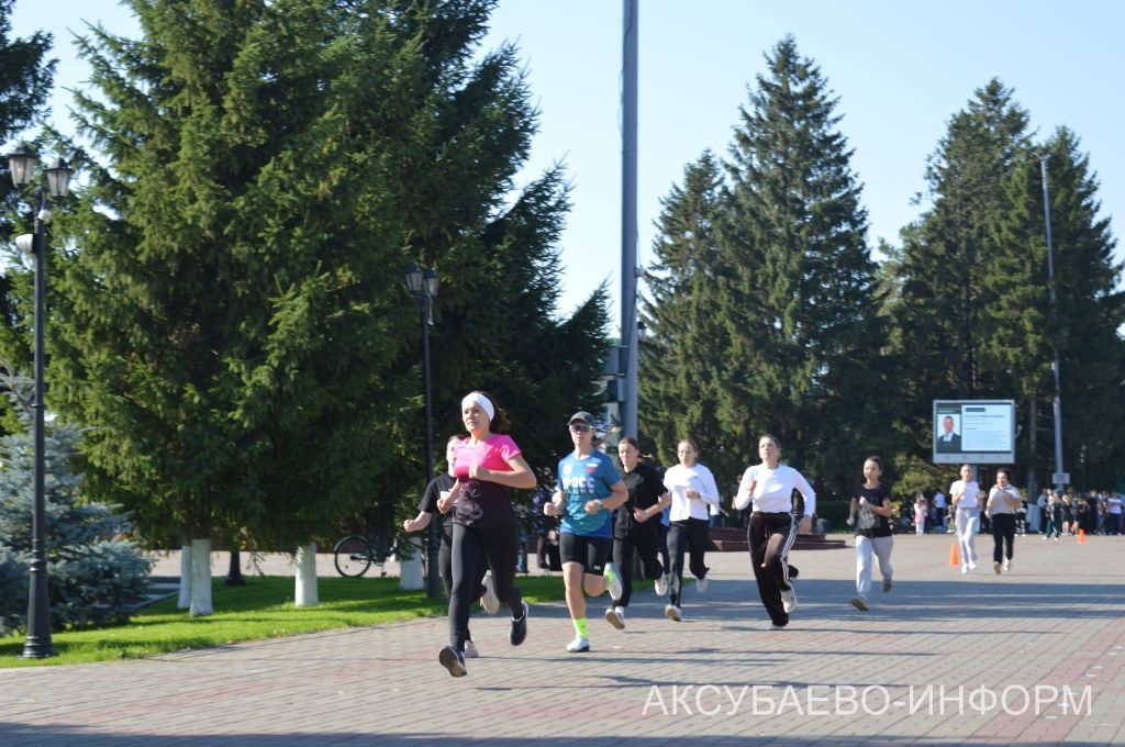 В Аксубаевском районе в забегах «Кросс нации» стартовало 1400 человек
