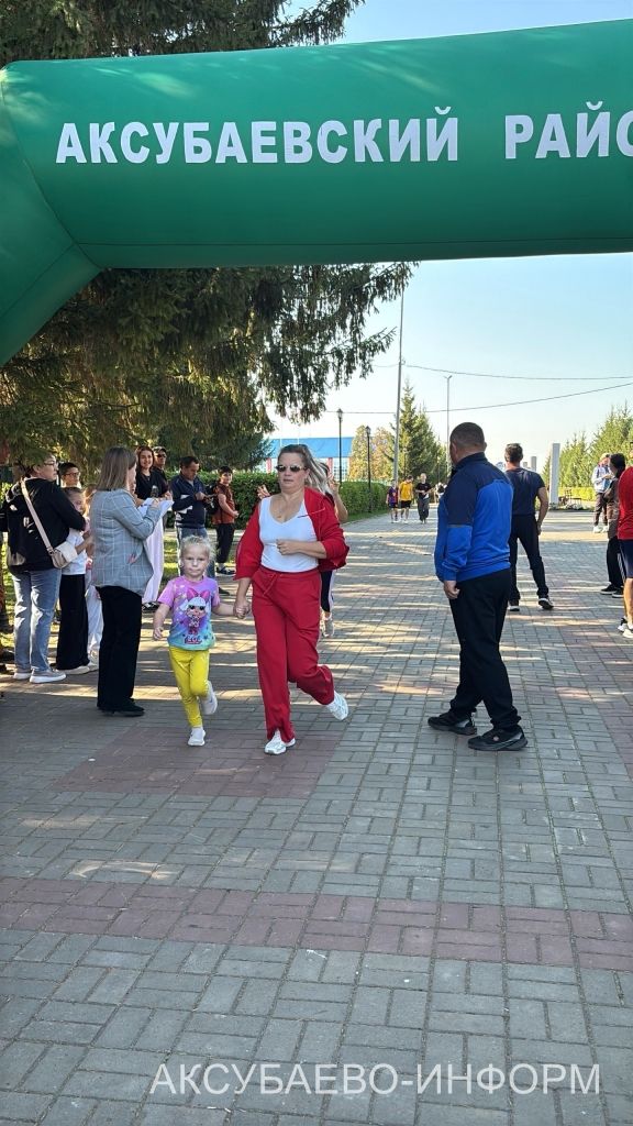 В Аксубаевском районе в забегах «Кросс нации» стартовало 1400 человек