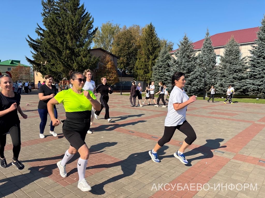 В Аксубаевском районе в забегах «Кросс нации» стартовало 1400 человек