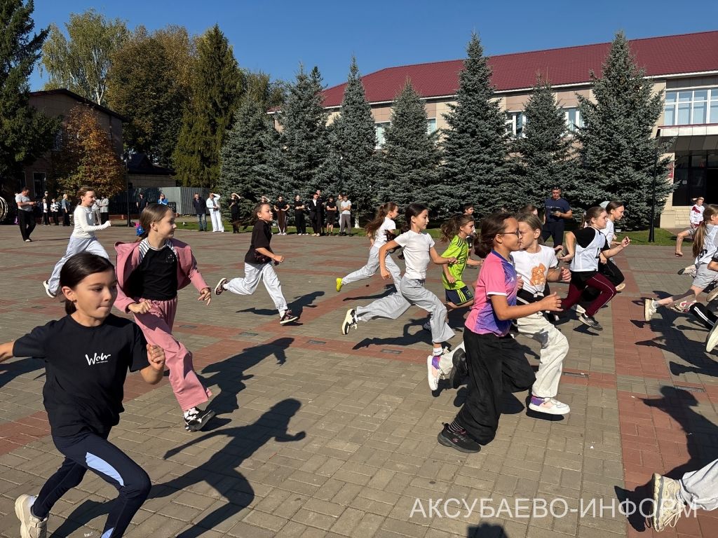 В Аксубаевском районе в забегах «Кросс нации» стартовало 1400 человек