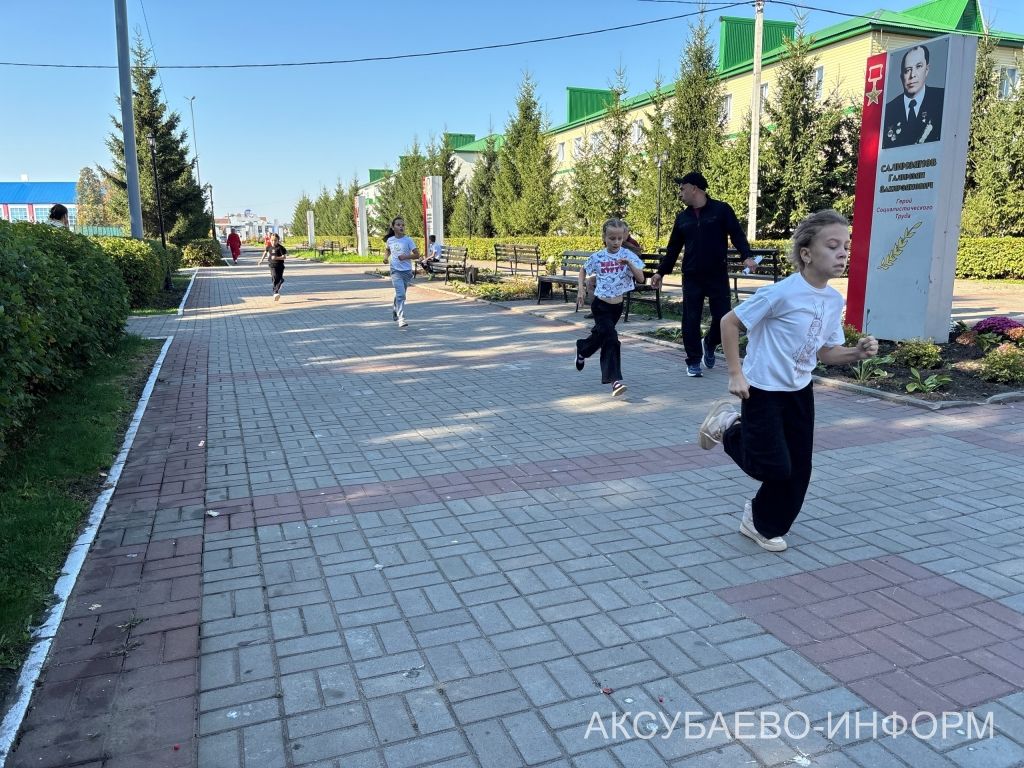 В Аксубаевском районе в забегах «Кросс нации» стартовало 1400 человек