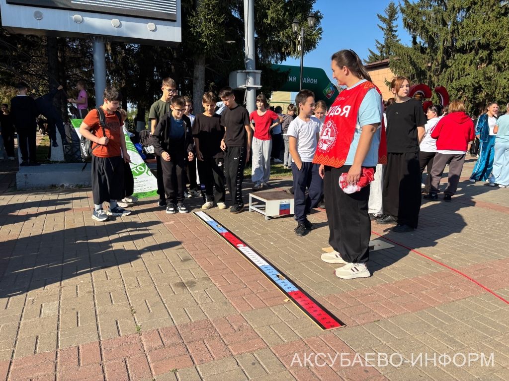 В Аксубаевском районе в забегах «Кросс нации» стартовало 1400 человек
