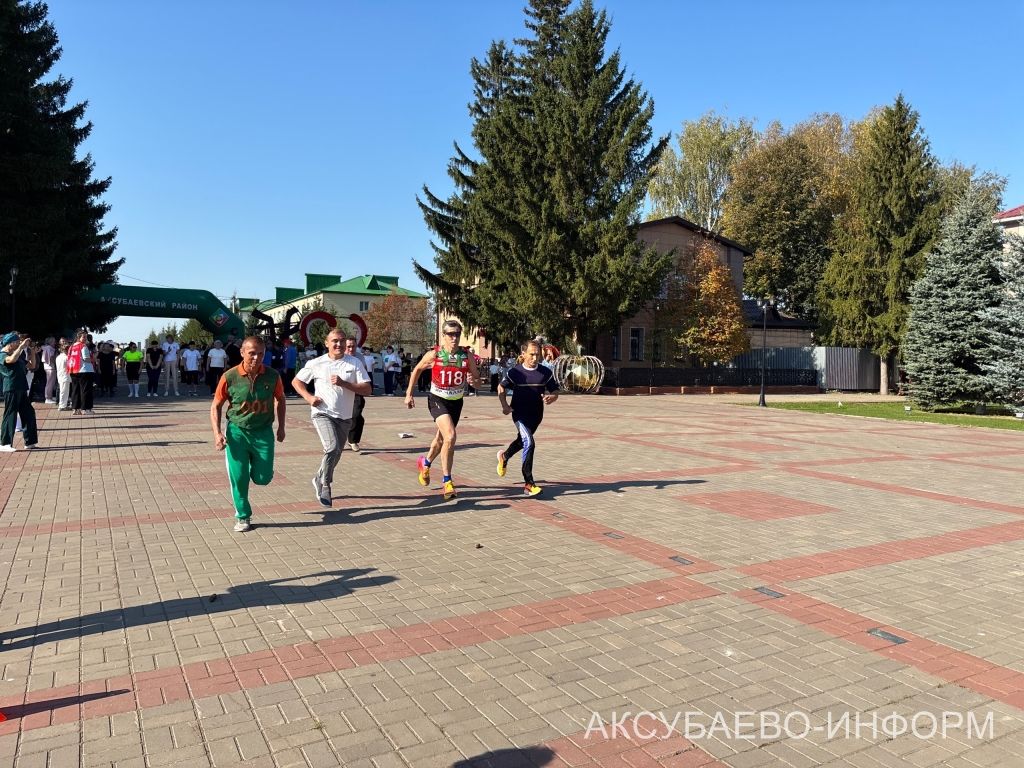 В Аксубаевском районе в забегах «Кросс нации» стартовало 1400 человек