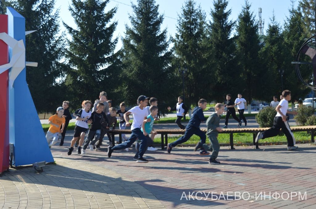 В Аксубаевском районе в забегах «Кросс нации» стартовало 1400 человек