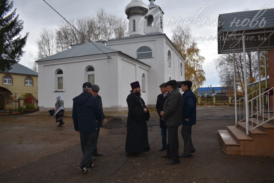 Встреча руководства Аксубаевского района с руководством и церковным советом