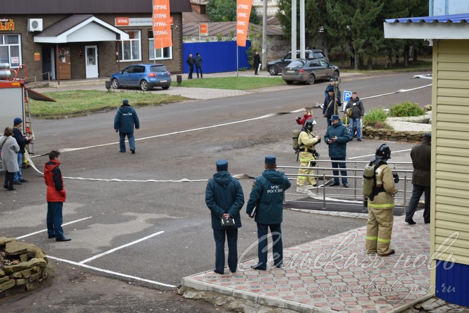 В Аксубаевском районе прошли учения МЧС