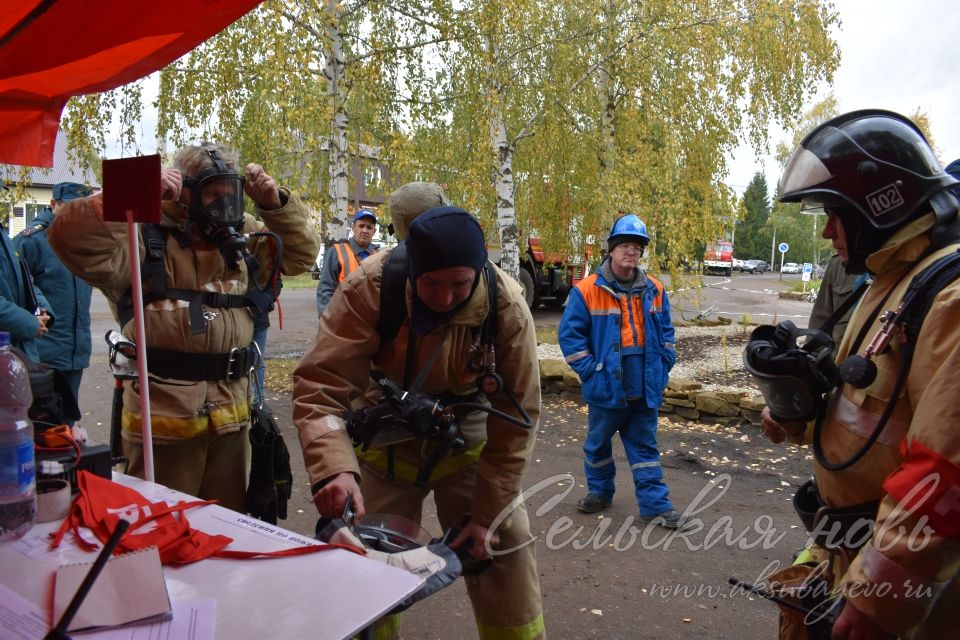 В Аксубаевском районе прошли учения МЧС