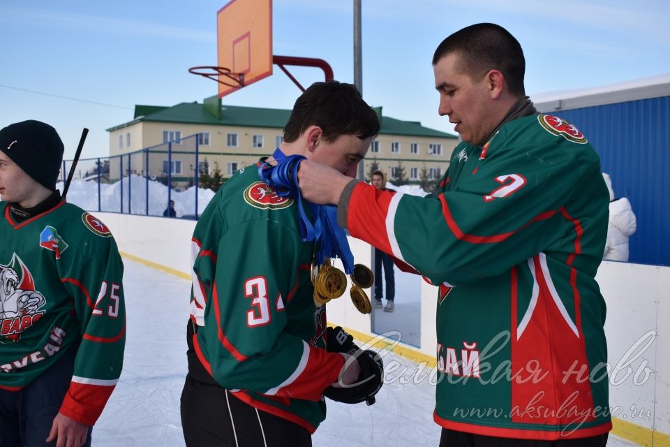 Аксубаевские хоккеисты выиграли Первенство РТ по хоккею среди мужских команд