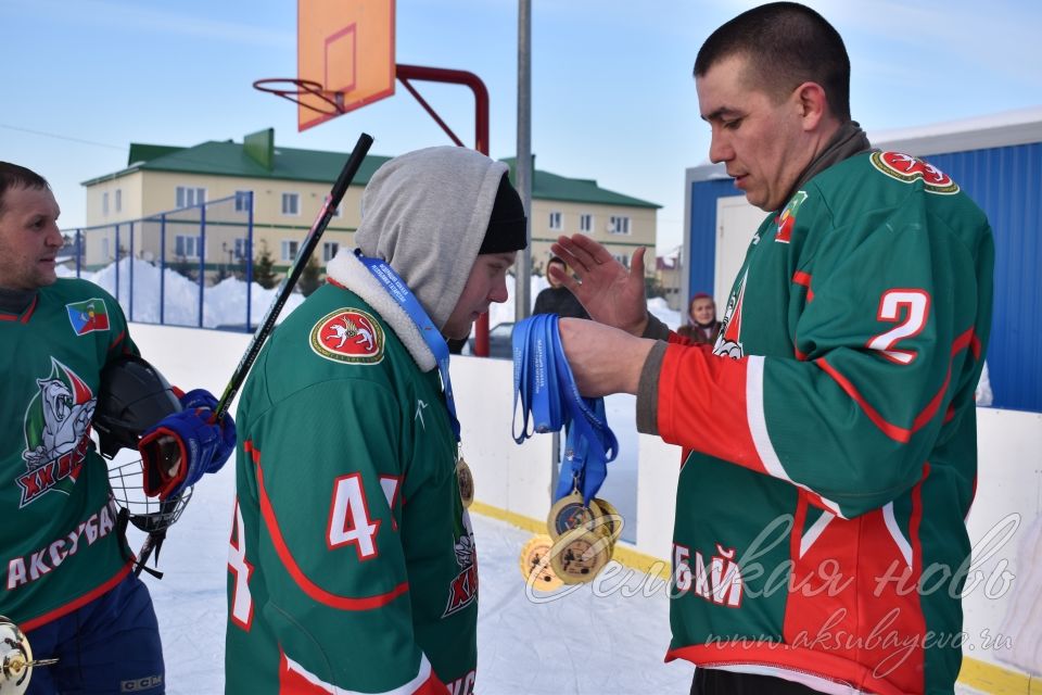 Аксубаевские хоккеисты выиграли Первенство РТ по хоккею среди мужских команд