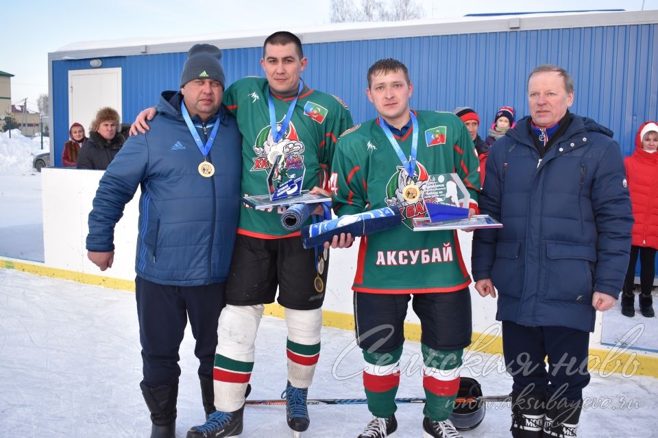 Аксубаевские хоккеисты выиграли Первенство РТ по хоккею среди мужских команд