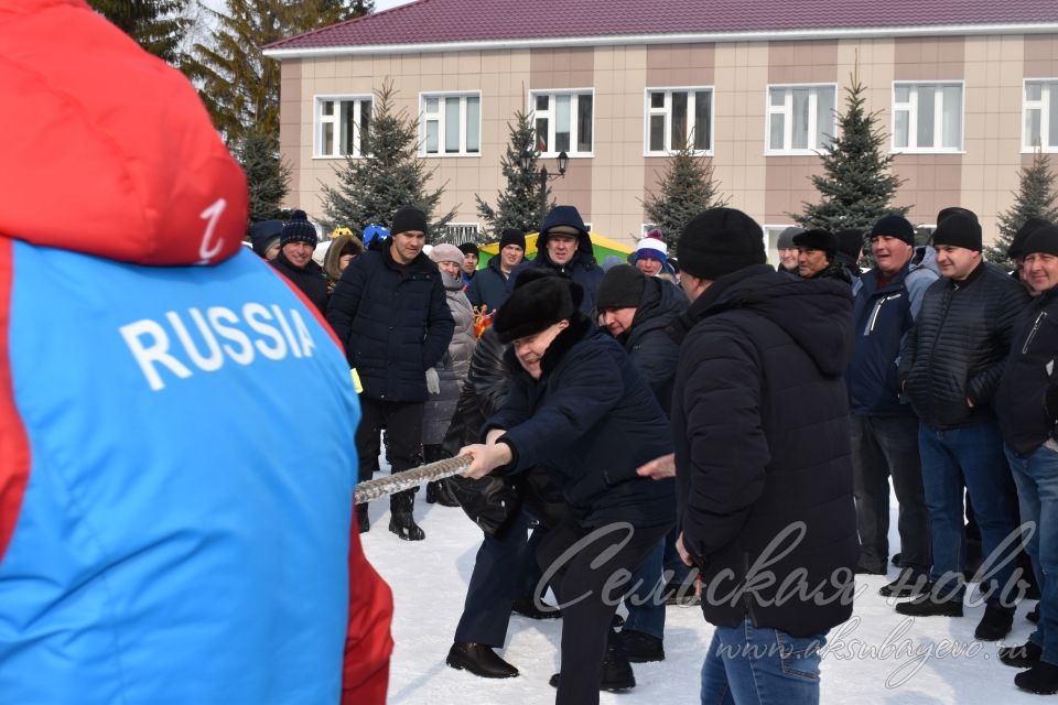 В Аксубаеве встретили Масленицу