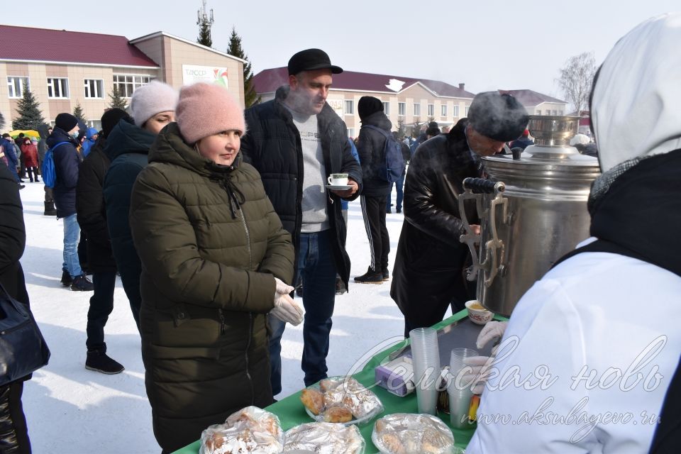 В Аксубаеве встретили Масленицу