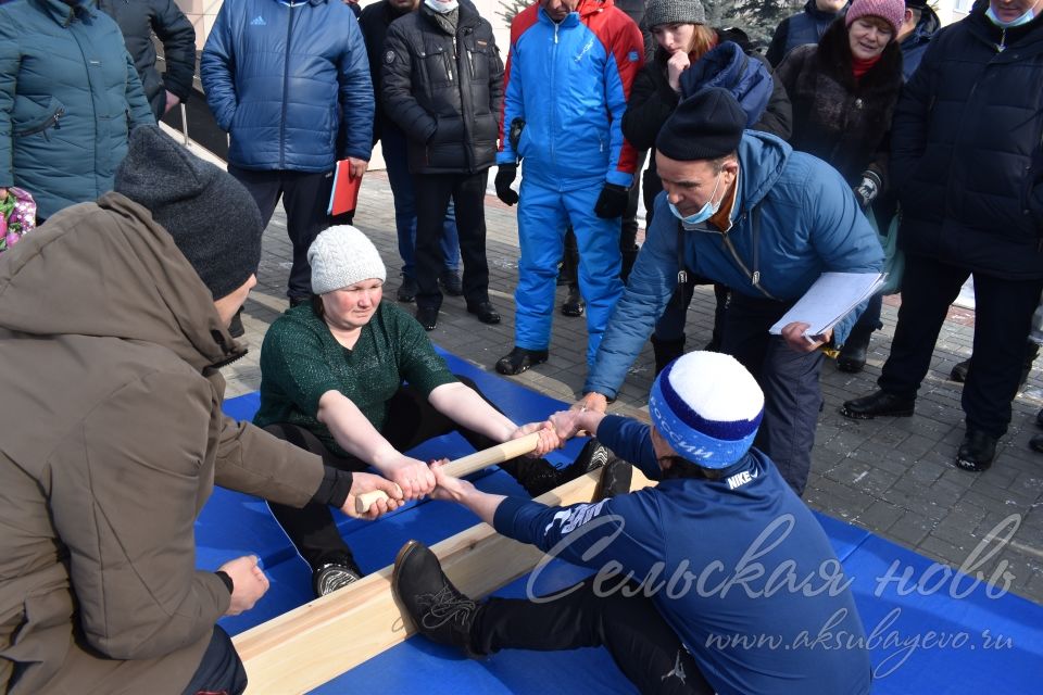 В Аксубаеве встретили Масленицу