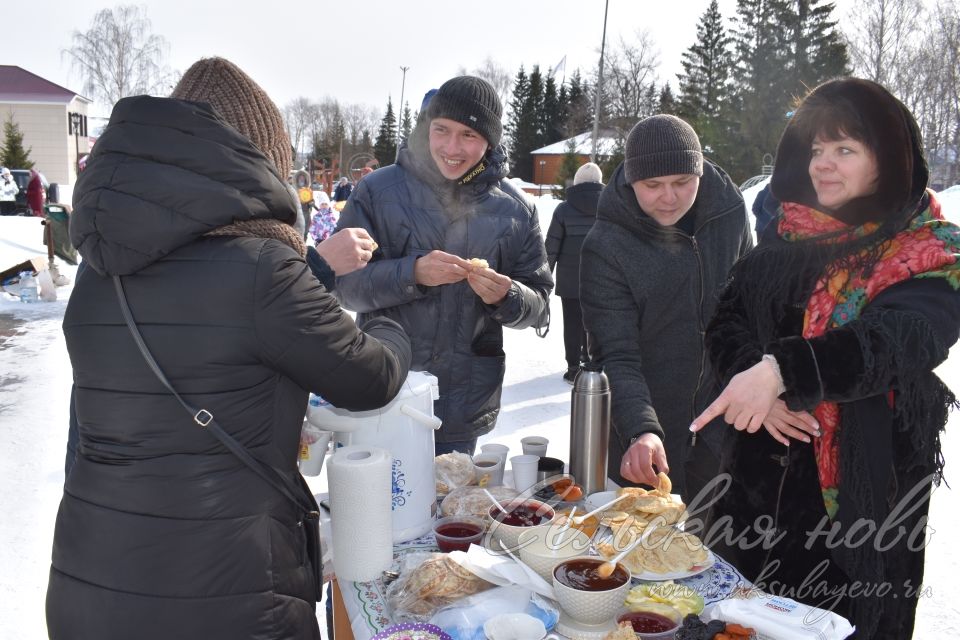 В Аксубаеве встретили Масленицу