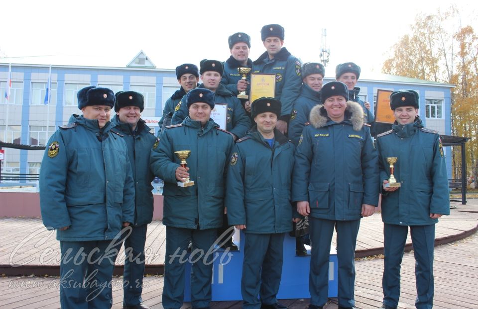В Аксубаеве прошел заключительный этап соревнований по функциональному пожарному многоборью среди территориальных подразделений Федеральной противопожарной службы по РТ 2023 года