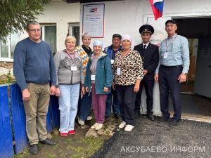 В селе Татарское Сунчелеево Аксубаевского района на выборы приходят с радостью за новую дорогу