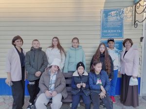 Урок мужества и добра: юные аксубаевцы побывали в штабе волонтёров