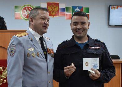 Аксубаевские правоохранители получили награды за службу