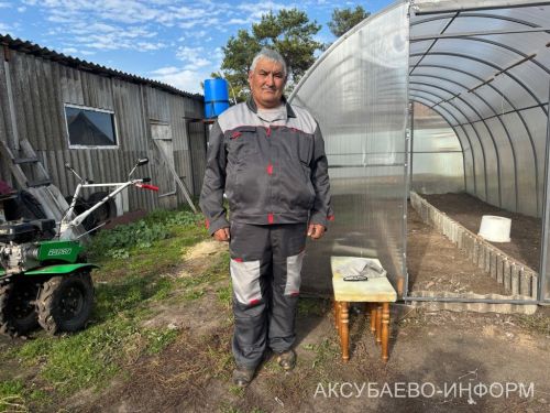 Житель Аксубаевского района превратил хобби в профессию благодаря соцконтракту