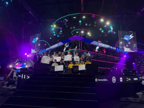 На Kazan Digital Week завершился III Открытый турнир Татарстана по битве мини-роботов