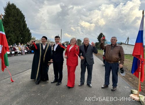 Татар Сөнчәлесендә асфальт юл ачылуны бәйрәм иттеләр