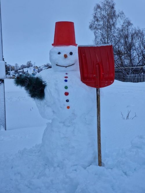 Слепи снеговика и поделись фото с «Сельской новью»