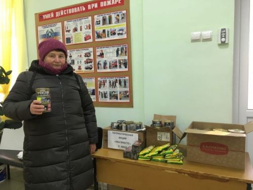 В Аксубаевском районе продолжается сбор гуманитарной помощи для воинов