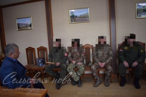В Аксубаеве состоялась встреча с мобилизованными земляками
