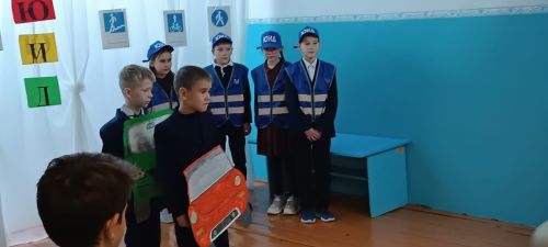 В сельской школе прошло мероприятие по профилактике детского травматизма на дороге
