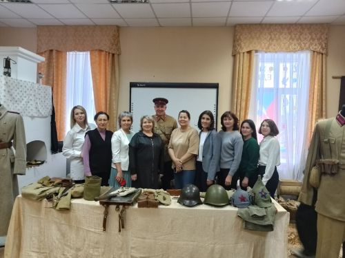В Аксубаевском музее прошла встреча с представителем Республиканского музея Великой Отечественной войны