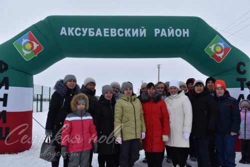 В Аксубаевском районе на «Лыжню России» встали более 1300 любителей спорта