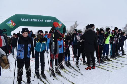 В Аксубаевском районе на «Лыжню России» встали более 1300 любителей спорта