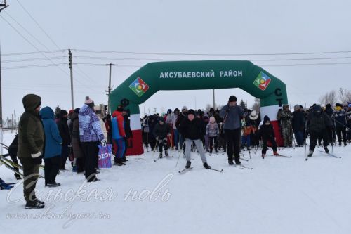 В Аксубаевском районе на «Лыжню России» встали более 1300 любителей спорта