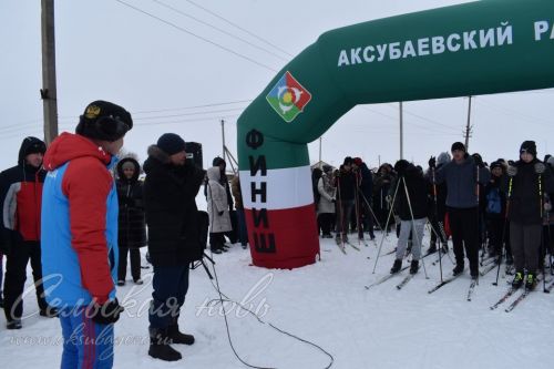 В Аксубаевском районе на «Лыжню России» встали более 1300 любителей спорта
