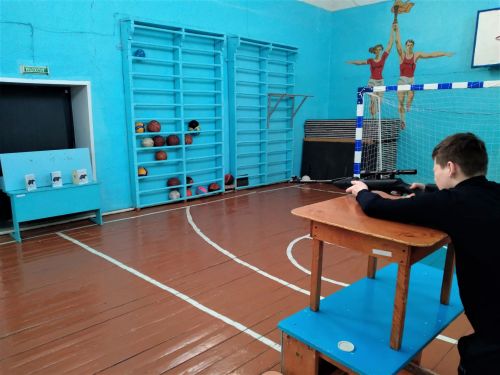 Новодемкинские школьники соревновались в стрельбе