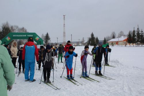 На Ибрайкинской лыжне состязались лыжники Аксубаевского района
