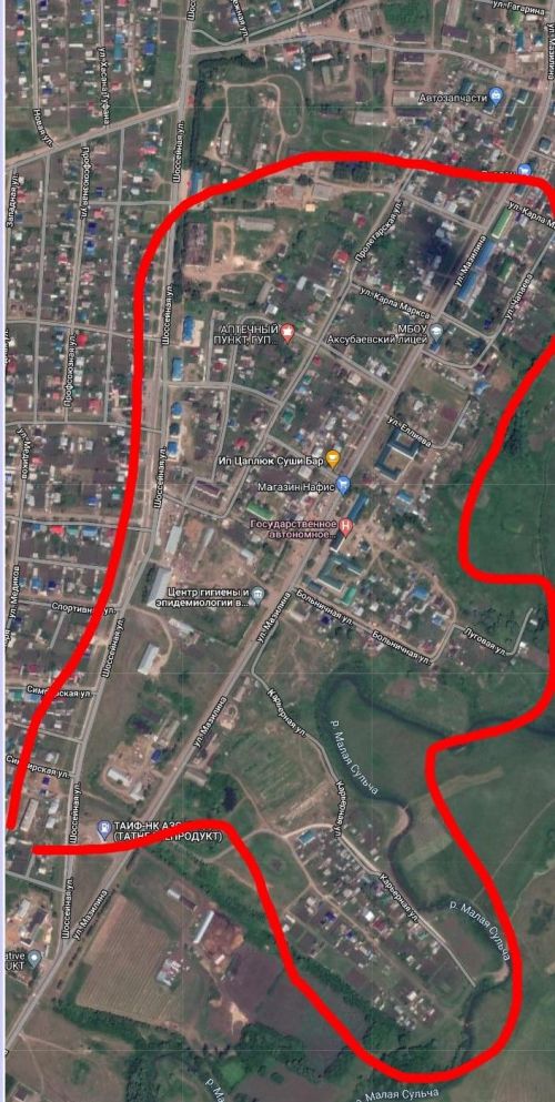 Аксубайның көньягында су бирүне туктатып торачаклар