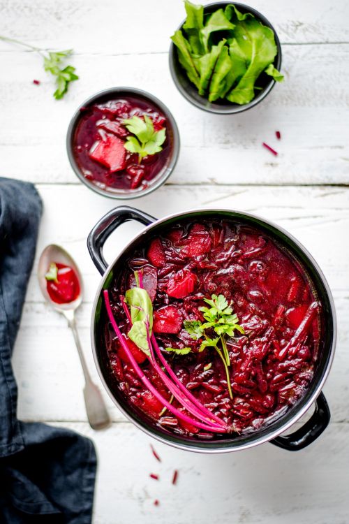 Постное меню. Рецепт вкусного борща с нутом
